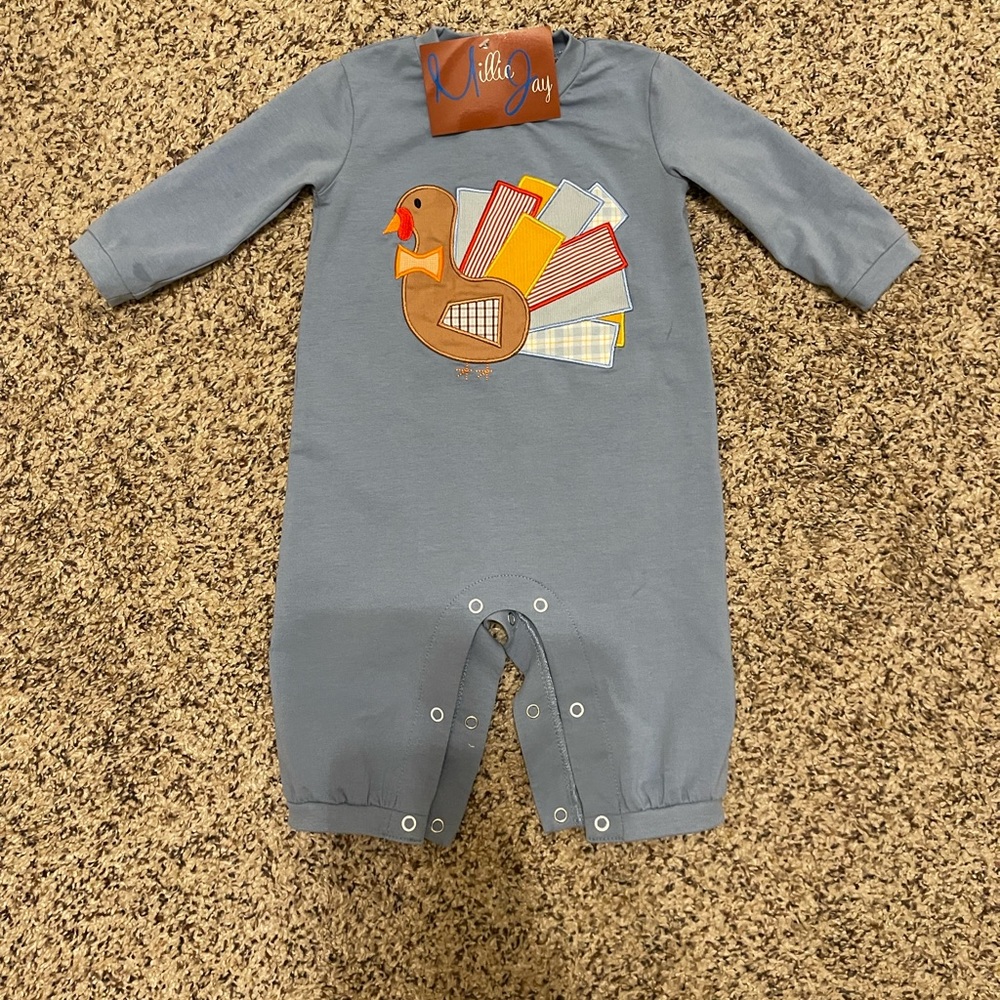 Boys Turkey romper